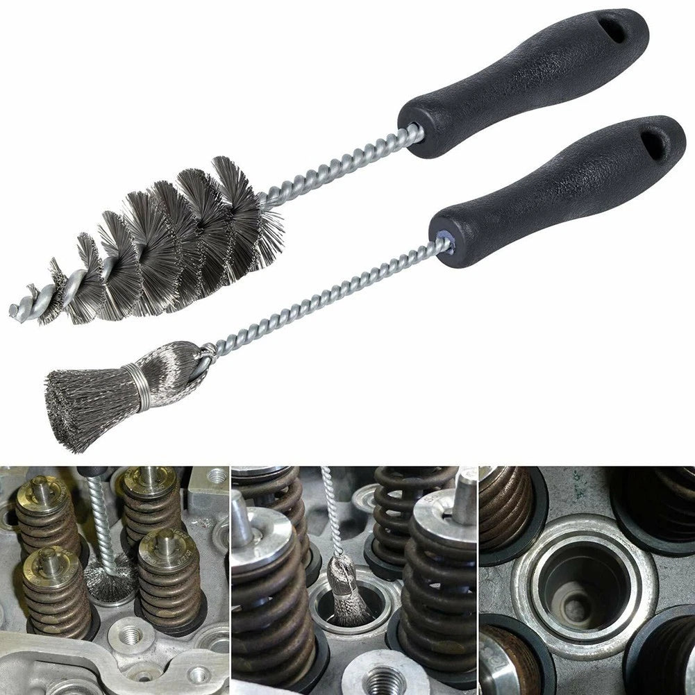 Spiral Tube Brush for Cleaning Tools (Flat Bottom, Wear-resistant)