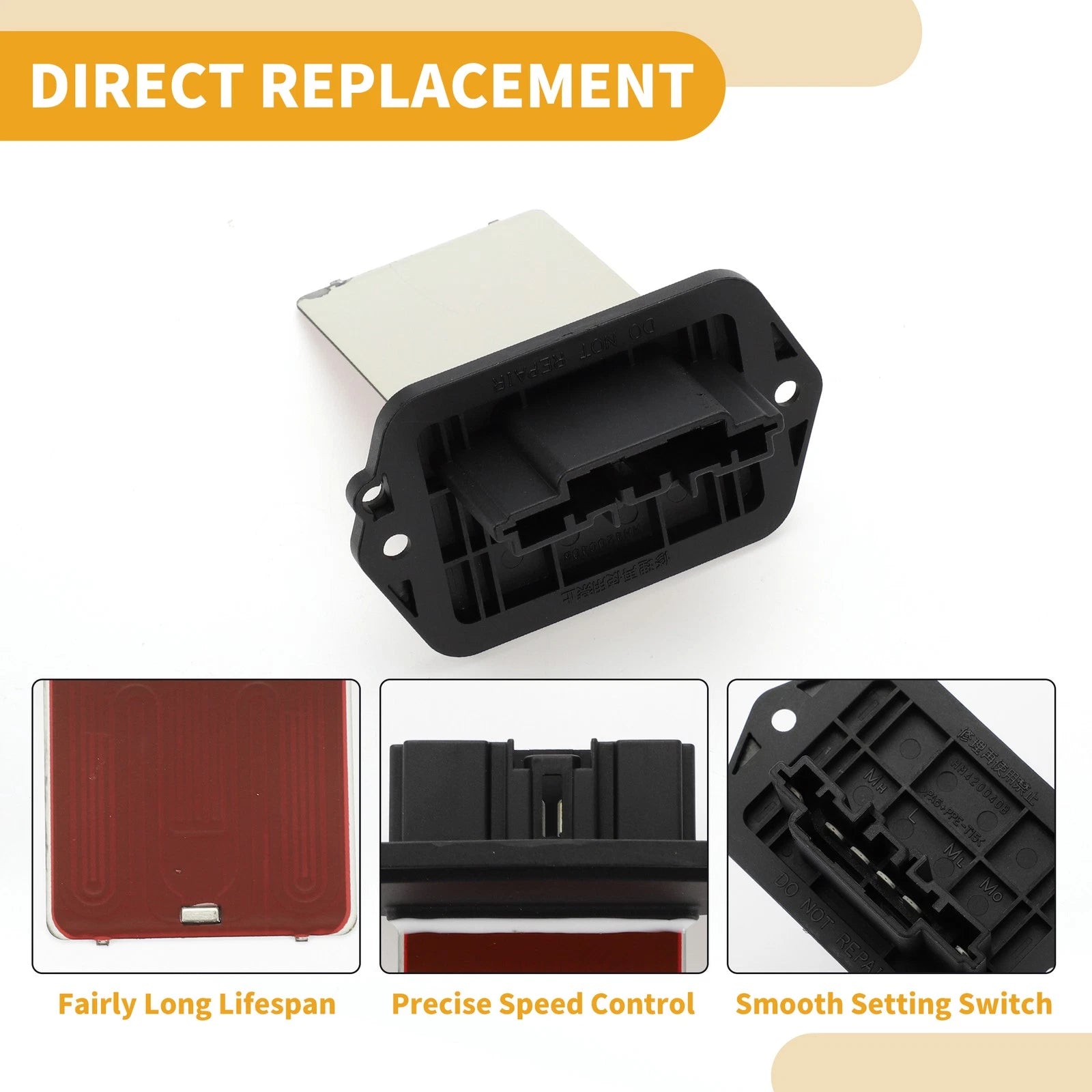 HVAC Blower Motor Resistor Replacement for Mazda CX-7 (2010–2012)