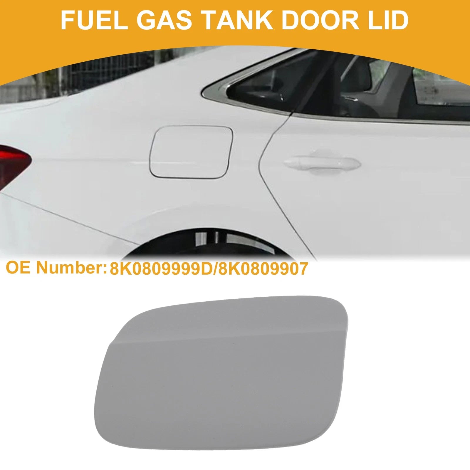 Fuel Tank Door Cap Replacement for Audi A4 (2009–2016) Clip Type