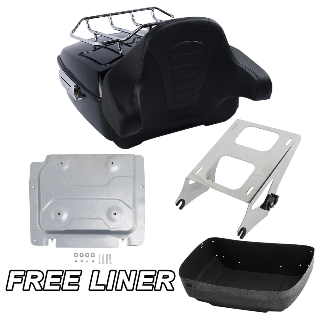 Trunk Pad Mount Rack Base Plate for Harley Touring Street Glide (2014–2026)