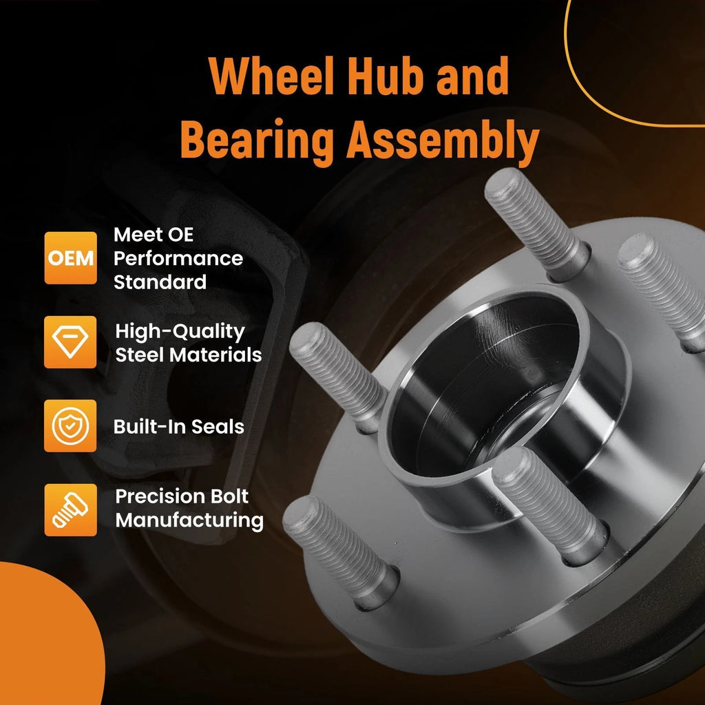 Rear Wheel Hub Assembly for Ford Transit Connect (2010–2013) WB512439 5 Stud