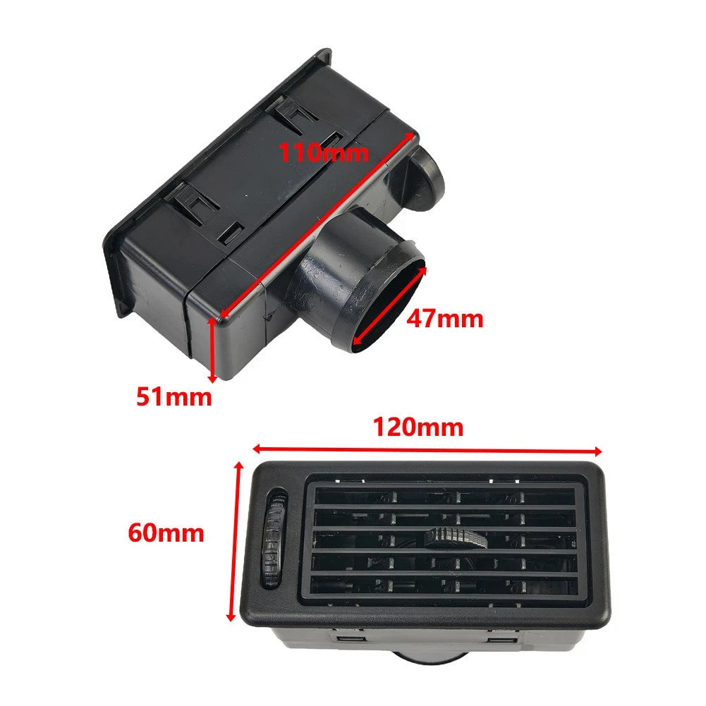 Dashboard Air Vent for Car RV ATV (2010–2023)