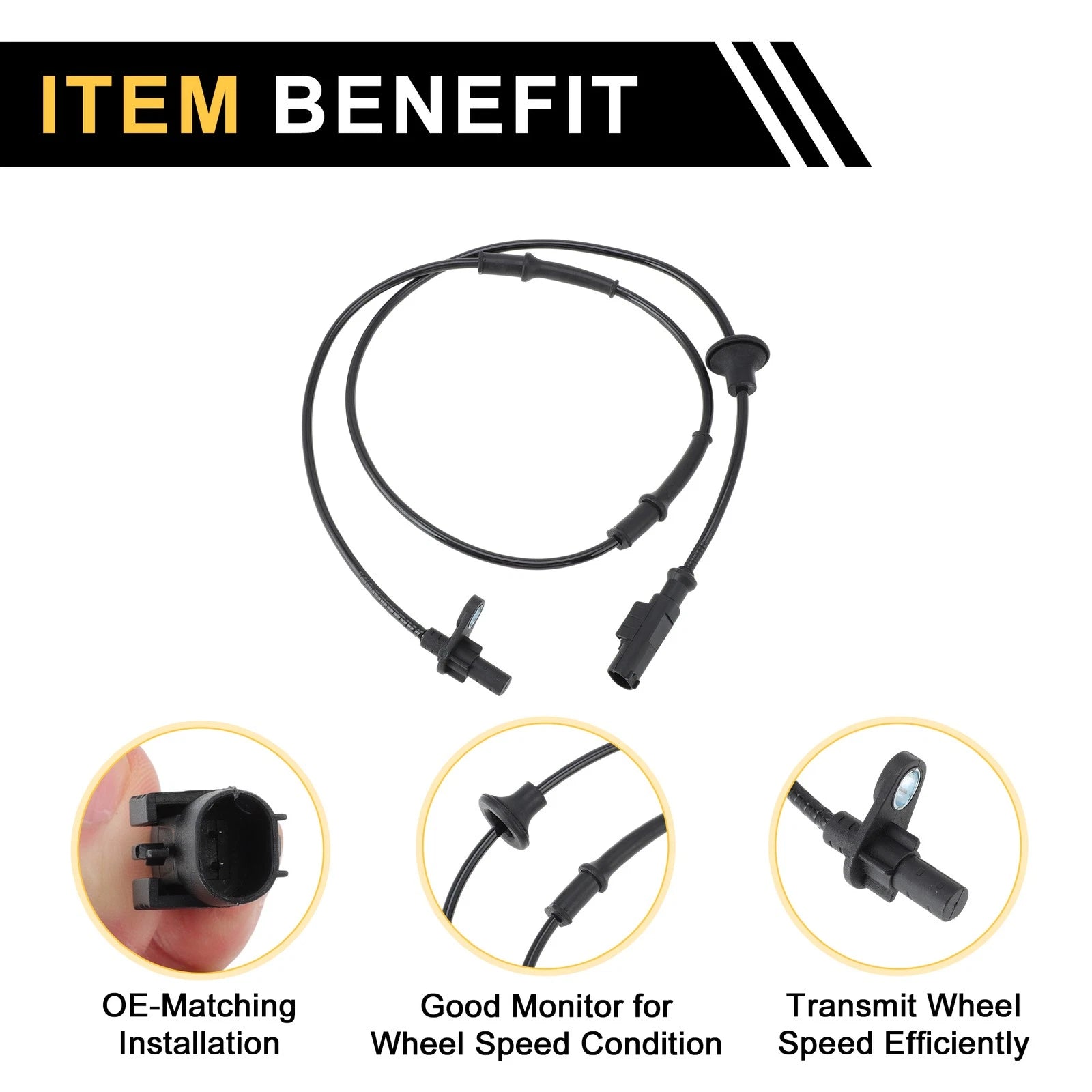 ABS Wheel Speed Sensor FA0243731M1 for Mazda 323 (2006–2012) Front Left