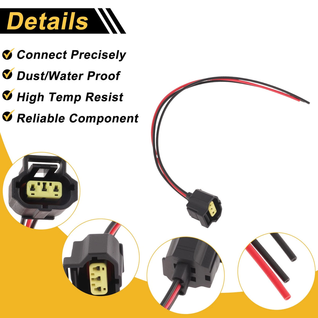 8X 3 Pin Ignition Coil Connector Plug for Dodge Ram 1500 2006–2019