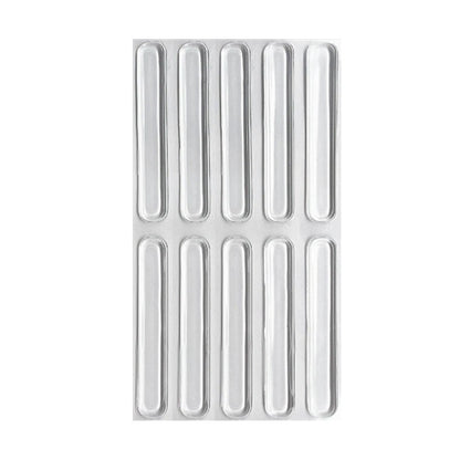 50 pcs Transparent Silicone Bumpers for Door Cabinet Table Drawer Protection