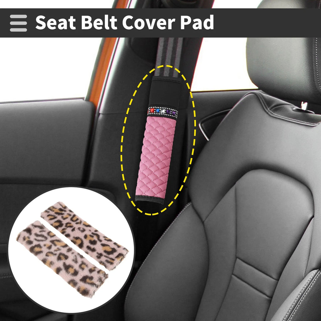 Seat Belt Cover Pad for Universal Fit (1 Pair)