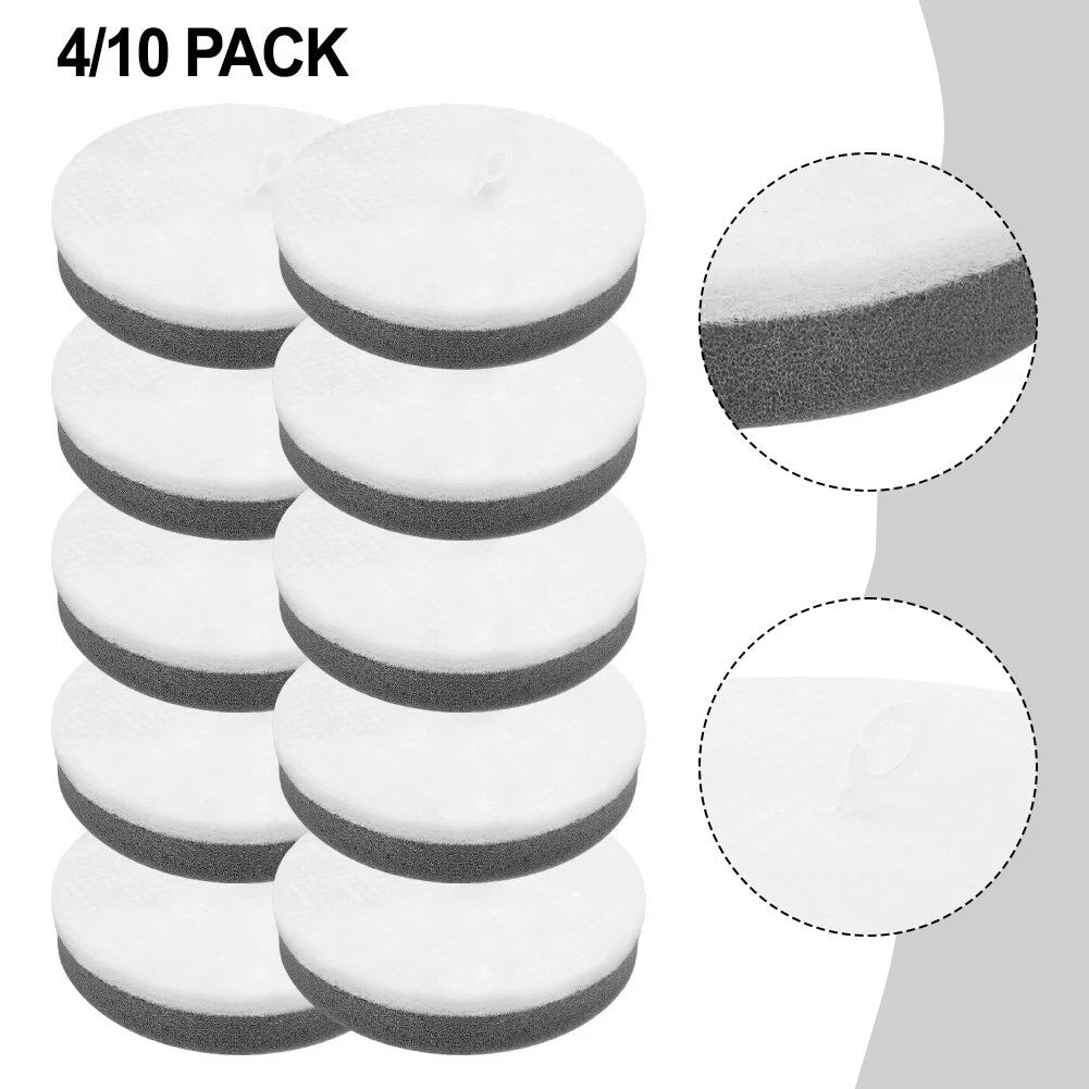 10 Pack Sponge Filter Cartridges for ECOVACS DEEBOT X11 (2021–2023)