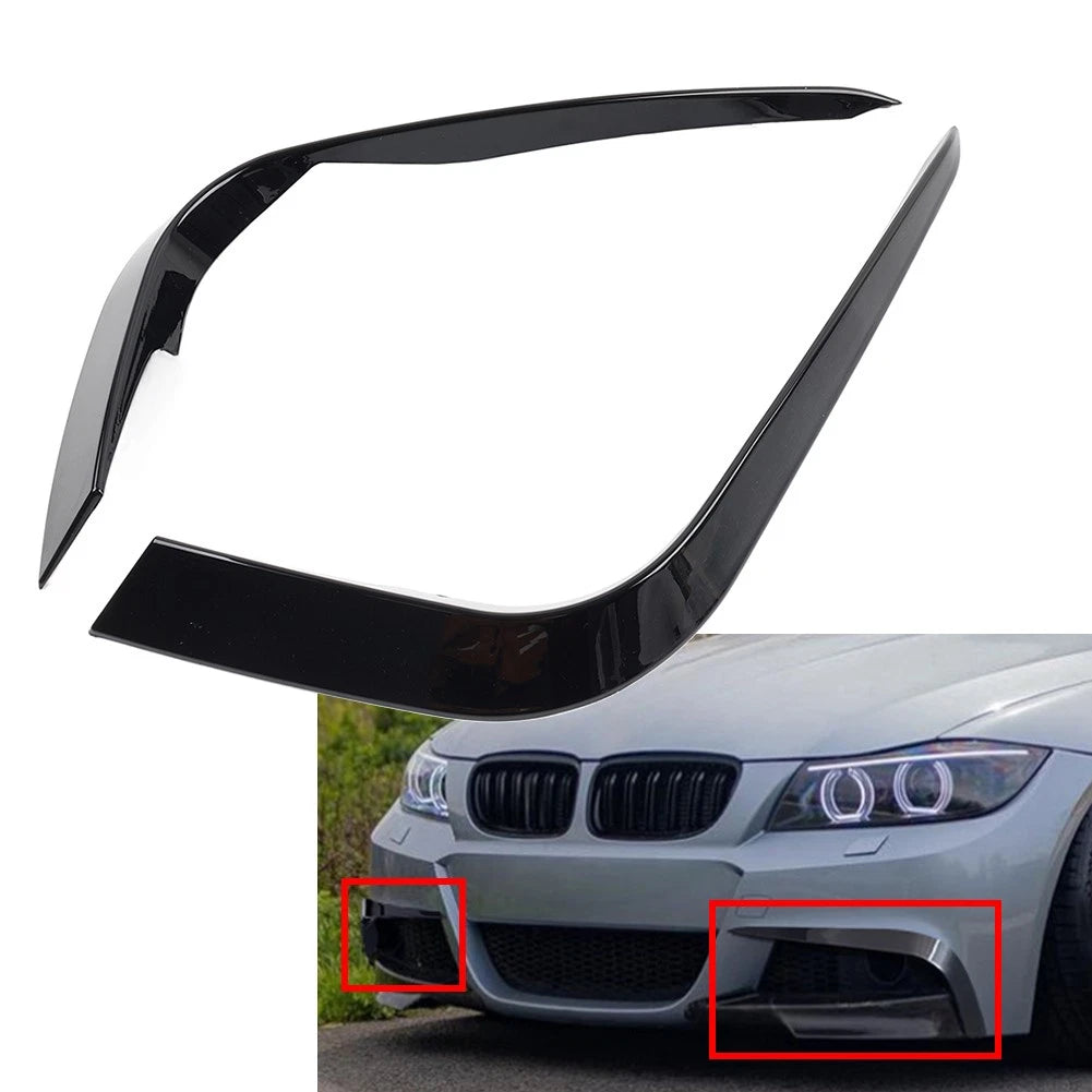 Front Fog Light Lip Spoiler Guard Cover for BMW 3 Series E90 E91 (2006–2013)