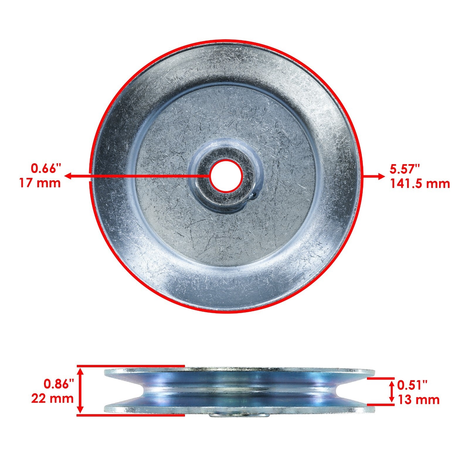Spindle Pulley Replacement for Toro Z4235 ZT420 TimeCutter (2012–2018)