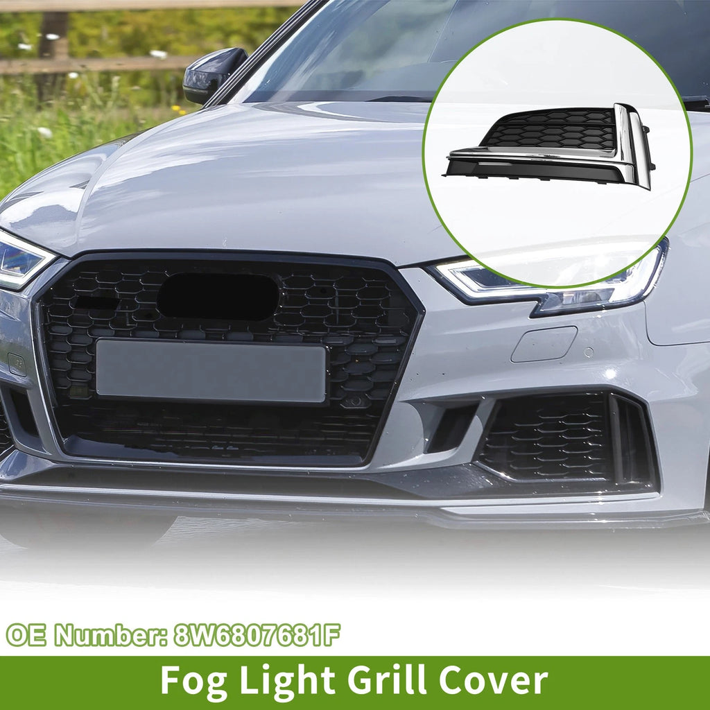 Left Front Fog Light Grill Replacement for Audi A5 S5 (2017–2020)