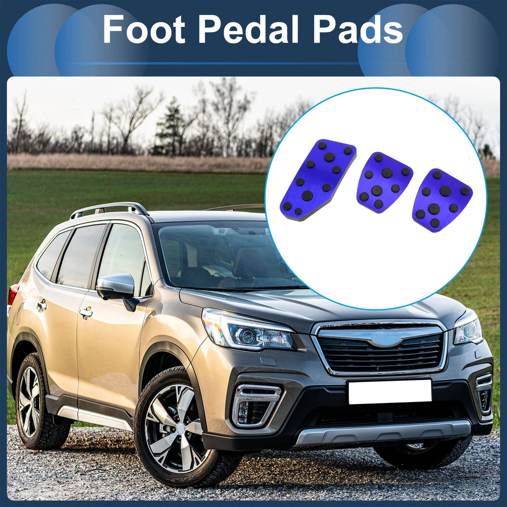3 Pcs Foot Accelerator Pedal Covers Replacement for Subaru Forester (2019–2021)
