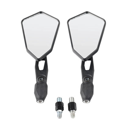 Rear View Side Mirrors 10mm for Cruiser Chopper Scooter ATV