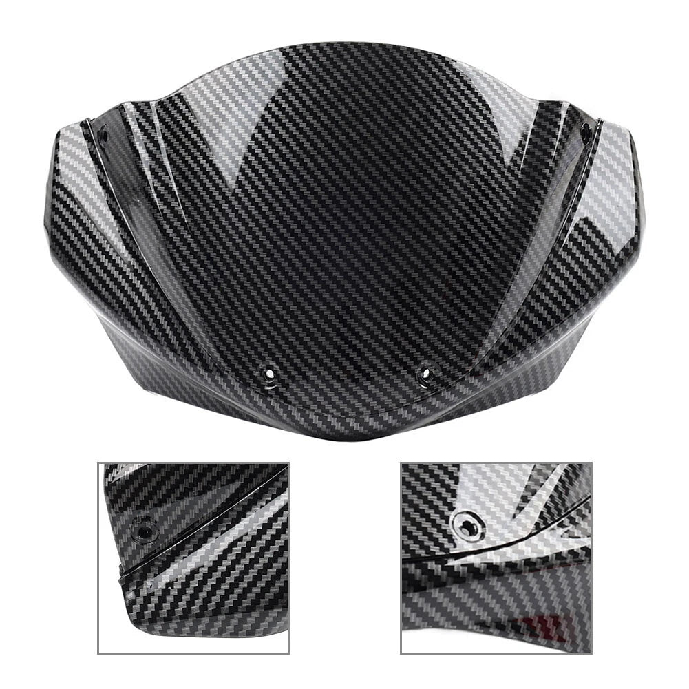 Upper Front Cowl Nose Fairing + Windshield for Ducati Monster 696/796/1100 (2008–2018)