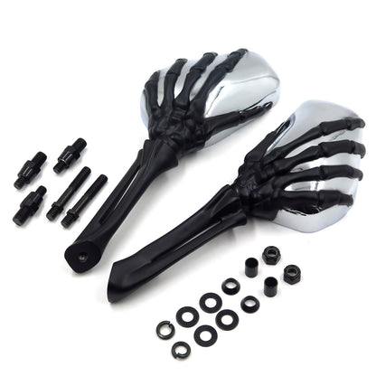 Skeleton Hand Skull Side Mirrors for Jeep Wrangler JK JKU (2007–2018)