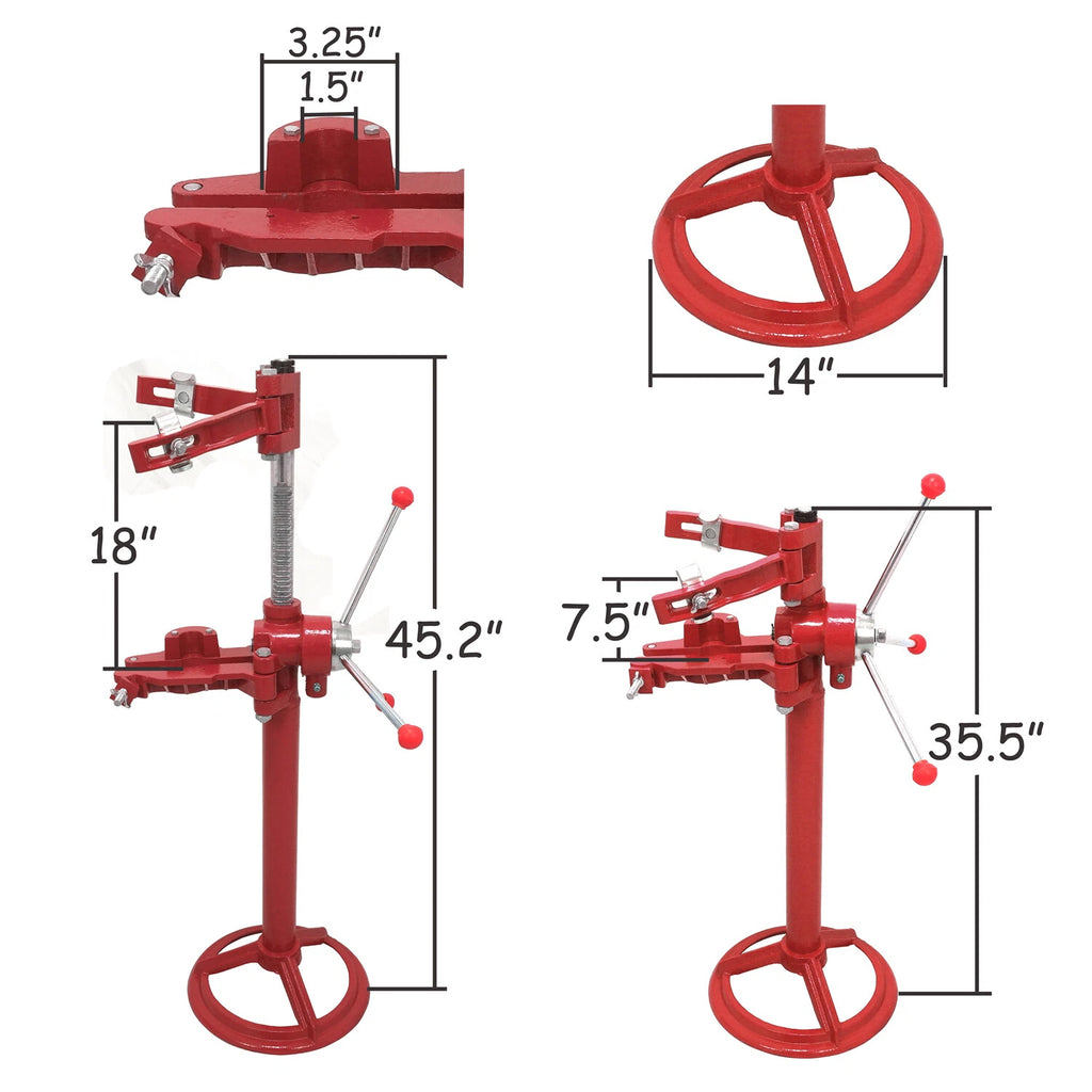 2X Hand Operate Strut Coil Spring Compressors for Auto Tools Equipment