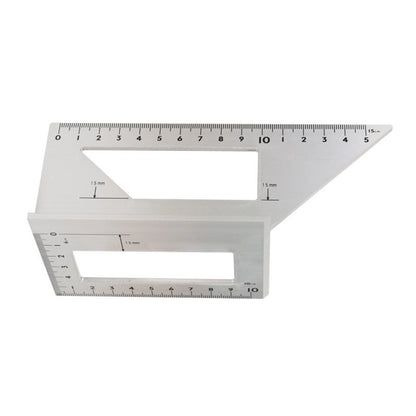 Square Ruler for Woodworking Tool (45° 90°)