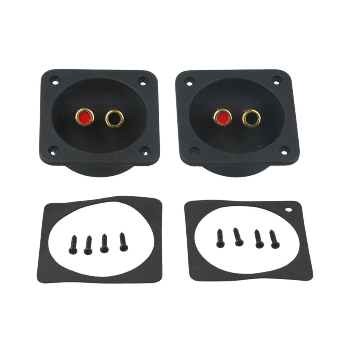 2X Audio Junction Box Terminal Connectors for Speaker Wires