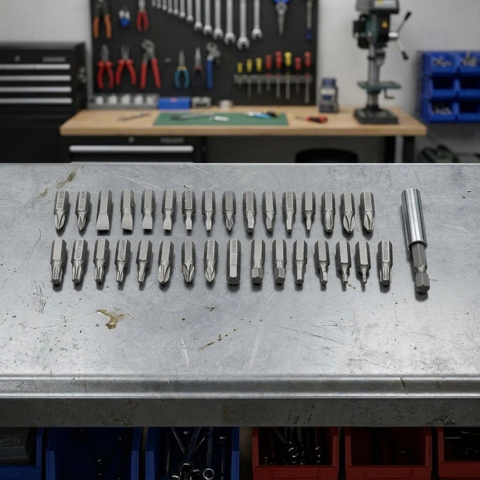 33pcs Hex Shank Screwdriver Bit Set for Automotive Use