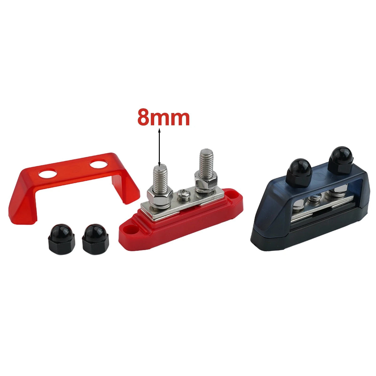 Power Distribution System with Protective Covers for Boats and Cars
