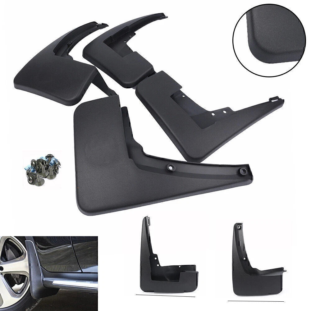 4X Splash Guards Mud Flaps for Benz GL350 GL450 (2007–2012)