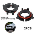 2X H7 LED Headlight Bulb Adapter Holder Socket for Kia