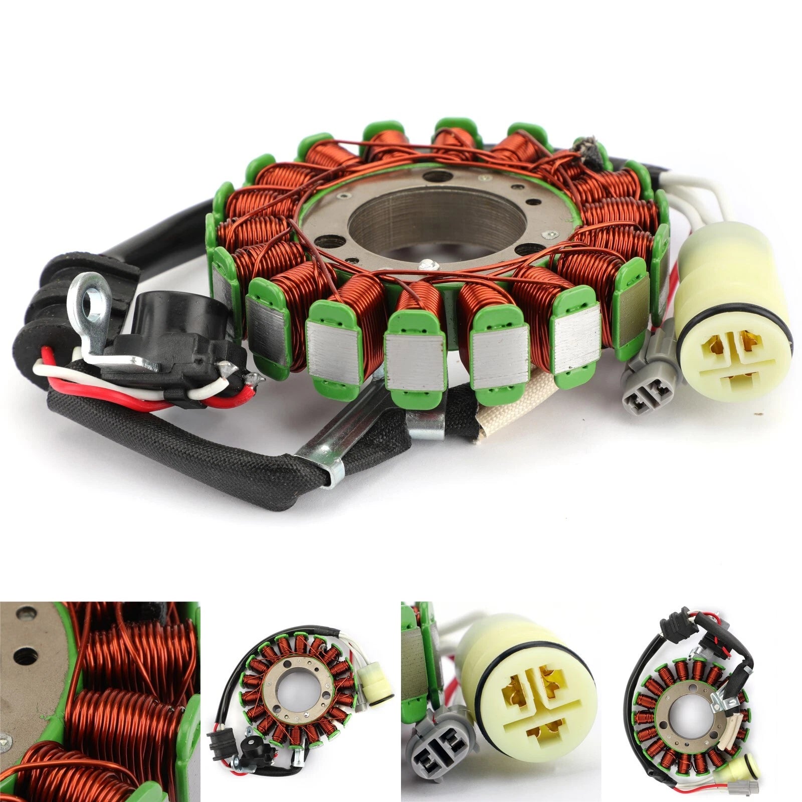 Alternator Stator Coil 18 Poles for Yamaha YFZ450 YFZ450R (2009–2018) 18P-81410-00-00