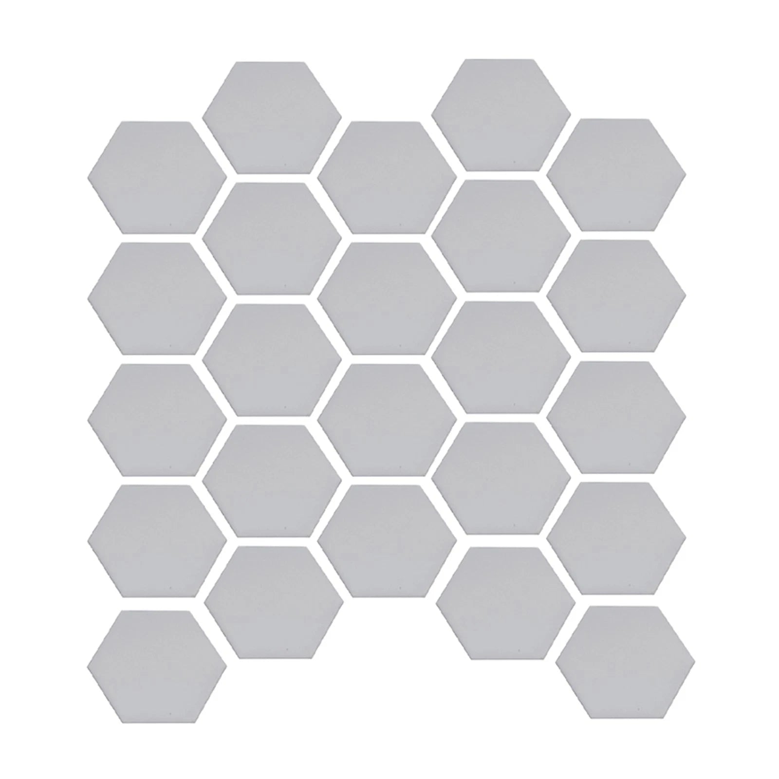 24Pcs 3D Mirror Hexagon Wall Stickers for Room Decor DIY Kit