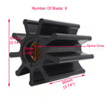 Flexible Impeller for Yanmar (148687-42830, JMP 8250-01, DJ 090-09, 17938-0001)