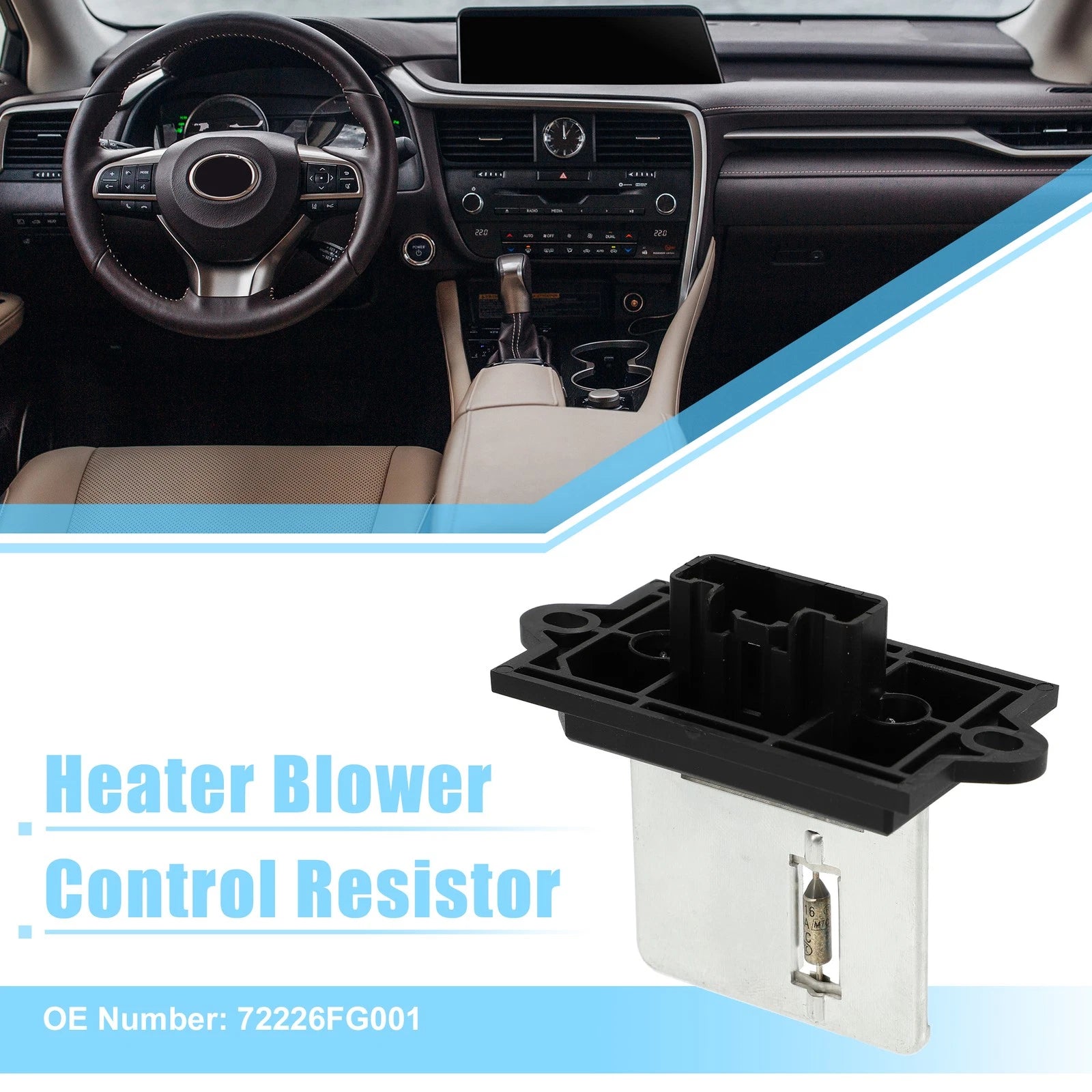 HVAC Blower Motor Resistor Replacement for Subaru Outback (2015–2019)