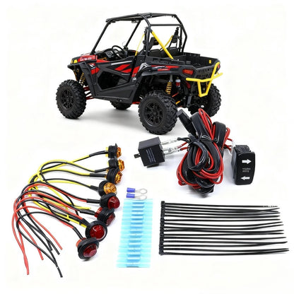 Turn Signal Switch for UTV with 9 Inch Wiring Harness Control Kit