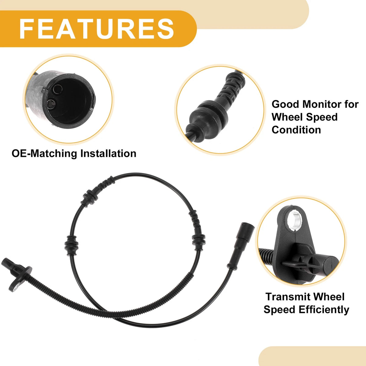 ABS Wheel Speed Sensor No. 90921276 for Buick Excelle (2004–2013)