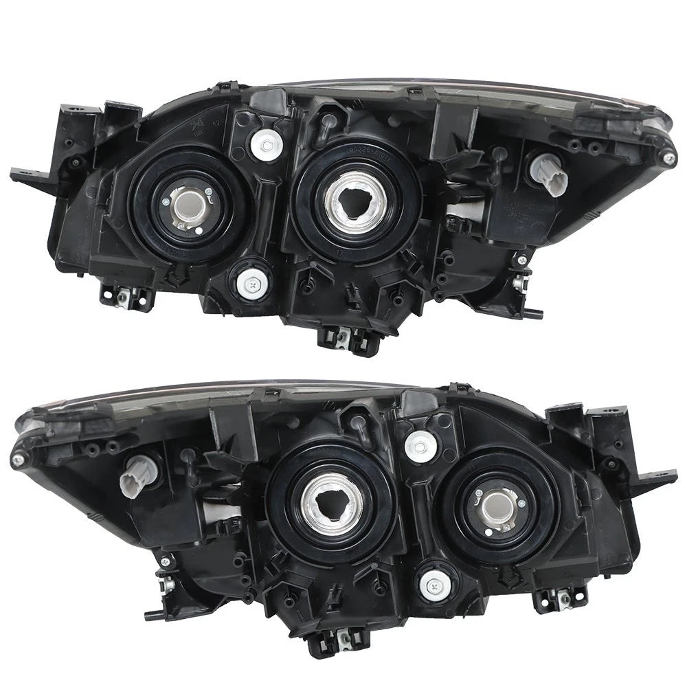 Headlight Set for Mazda 3 (2010–2013) - Driver + Passenger Side Halogen