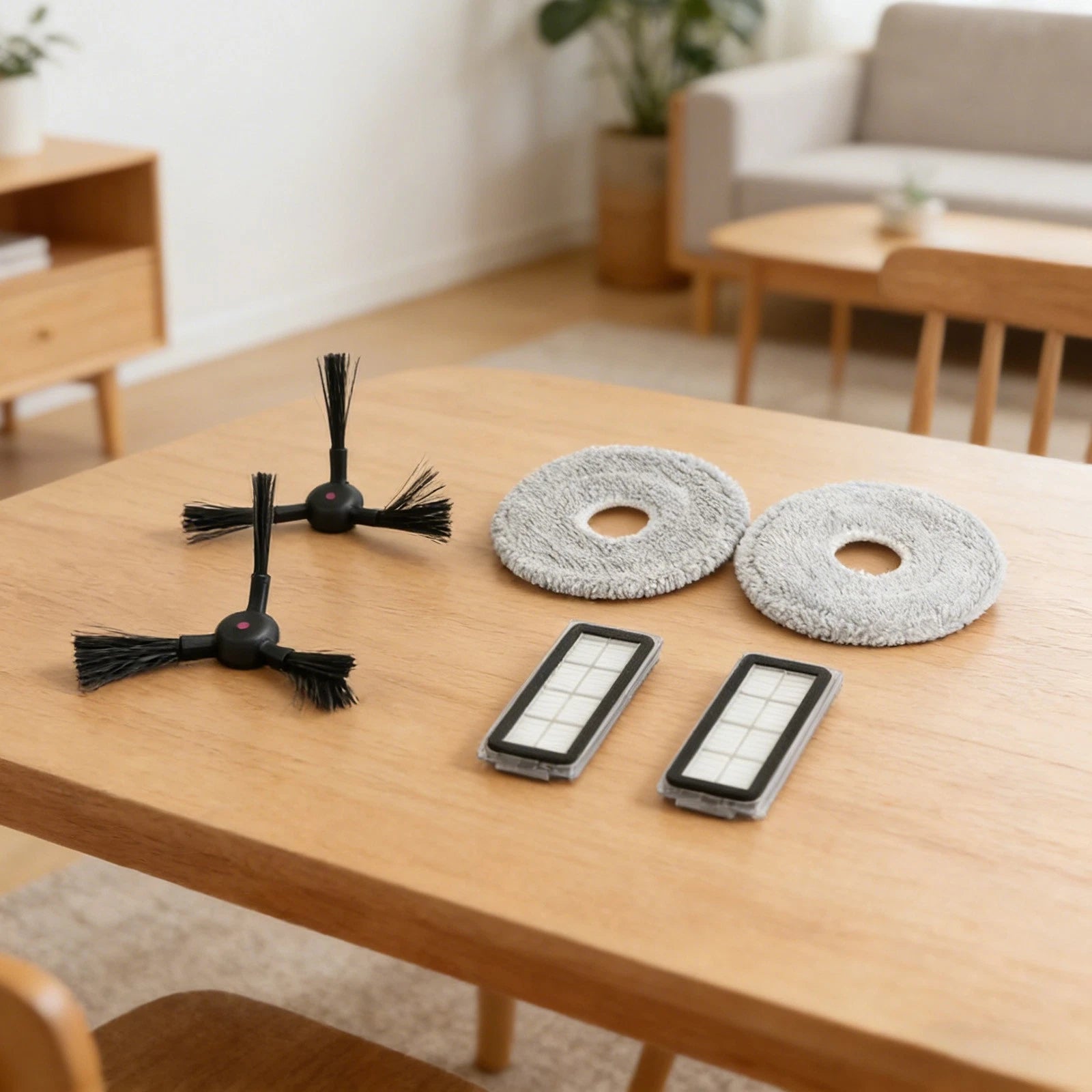 Robot Vacuum Mop Cloth Set with Filter for
