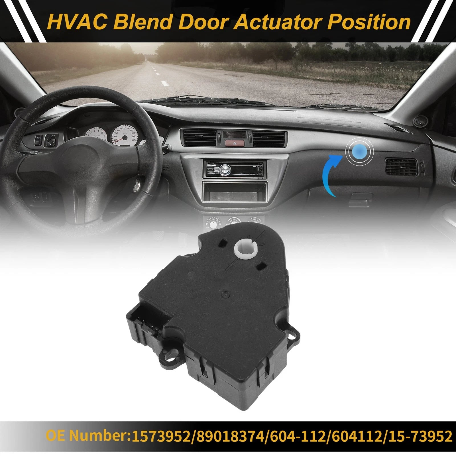 HVAC Heater Blend Door Actuator Replacement for Chevrolet Avalanche (2002–2006)