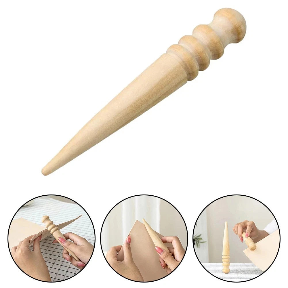 Adjustable Leather Craft Tool with Premium Wood Handle for Various Projects