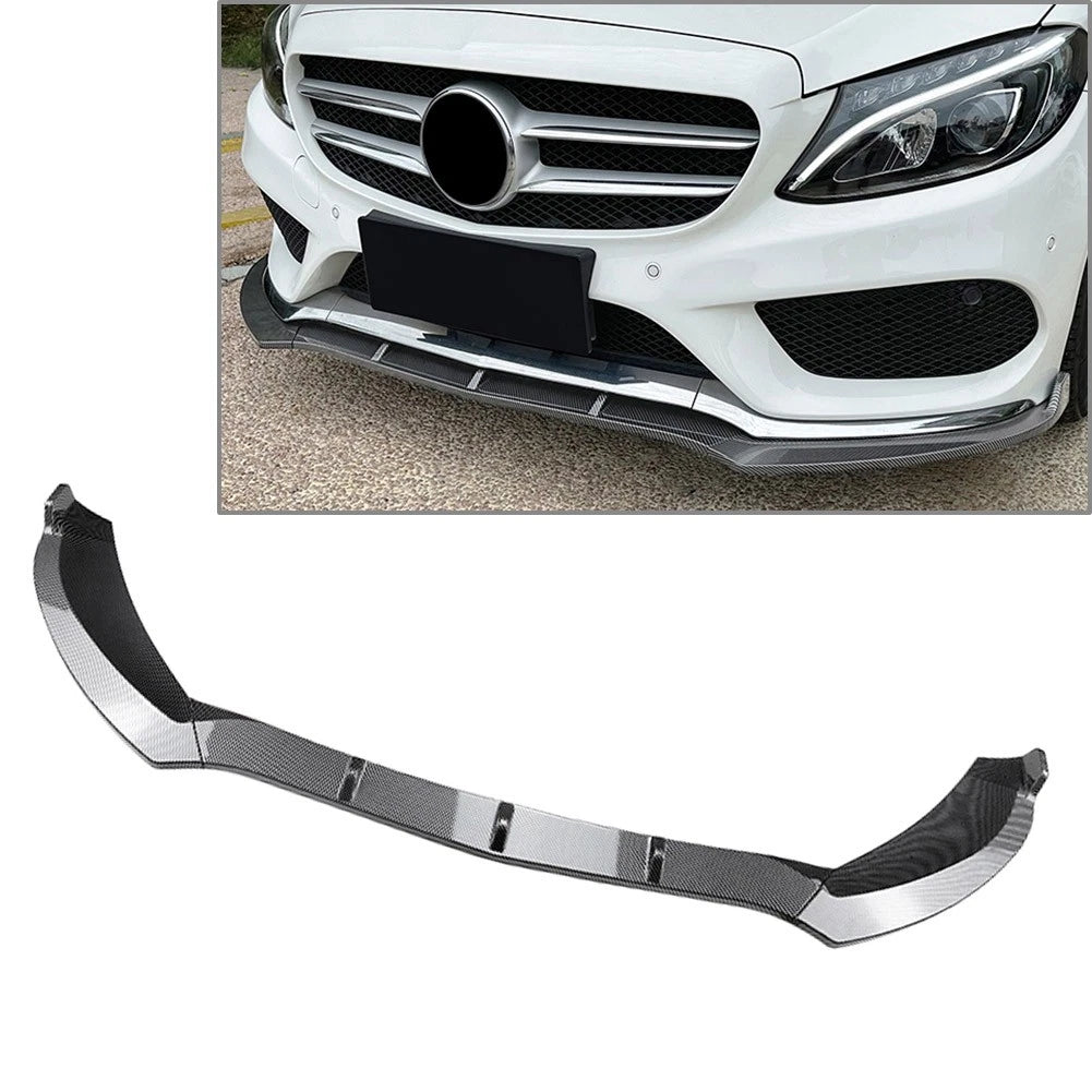 Front Bumper Lip for Mercedes Benz C Class W205 (2015–2018)