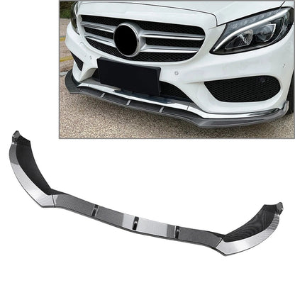 Front Bumper Lip for Mercedes Benz C Class W205 (2015–2018)