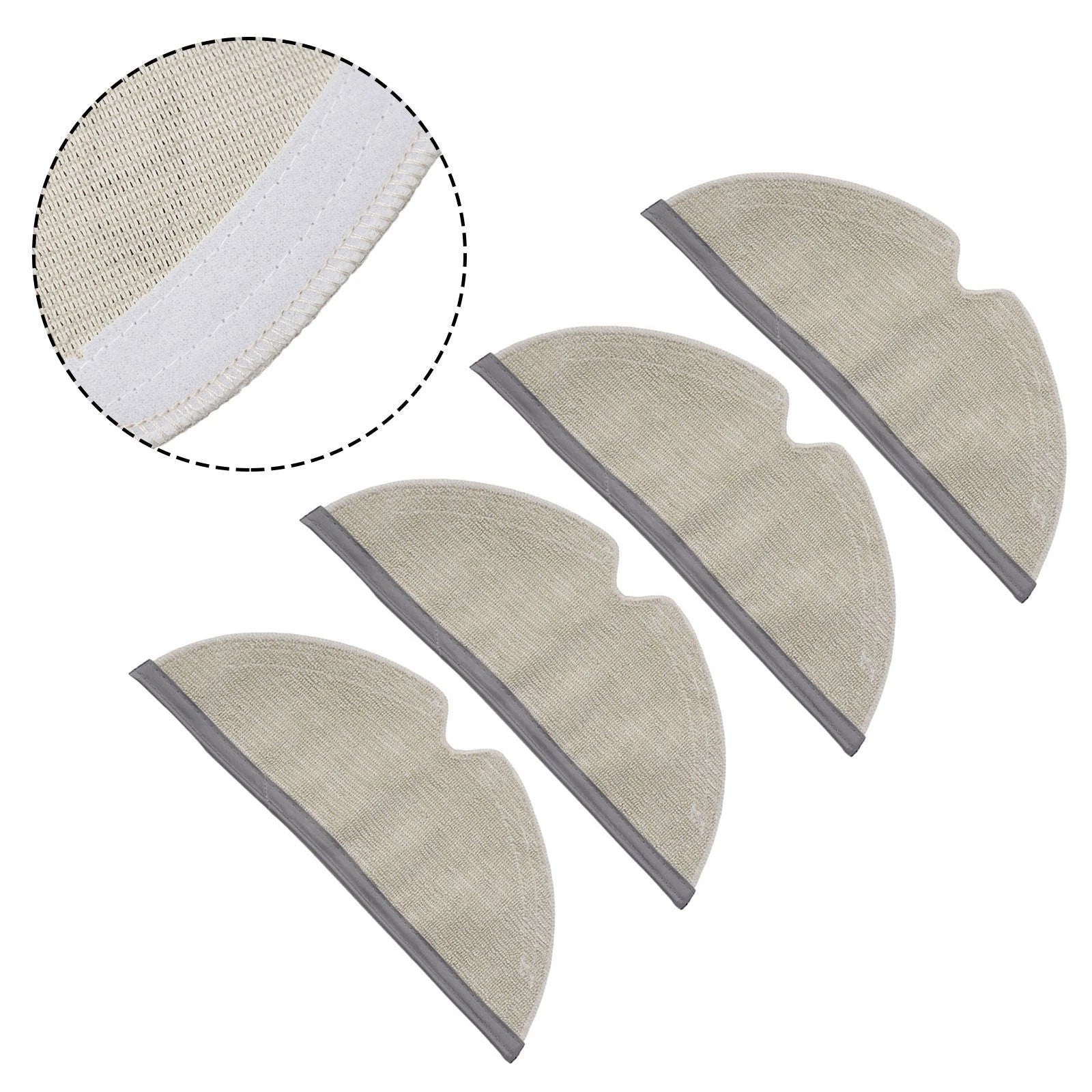 Replacement Micropads for Q8 MAX MAX Plus Robot Vacuum Cleaner (Set of 4)