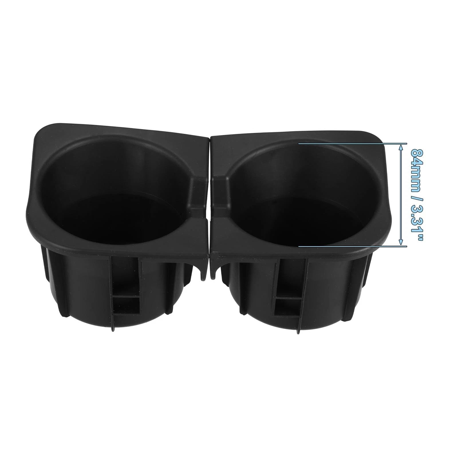Central Console Cup Holder Insert Set Replacement for Toyota Tacoma (2005–2017)