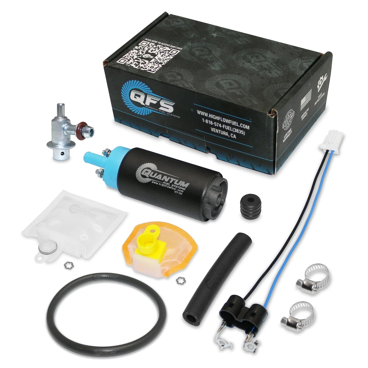QFS Fuel Pump + Regulator + Seal Kit for Suzuki GSX-R600 (2004–2005)