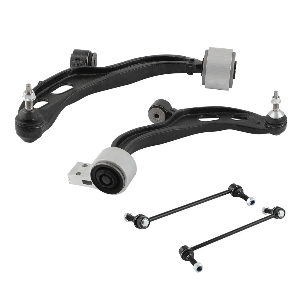 Front Control Arms w/ Ball Joints & Sway Bar Link for Ford Taurus (2013–2018)