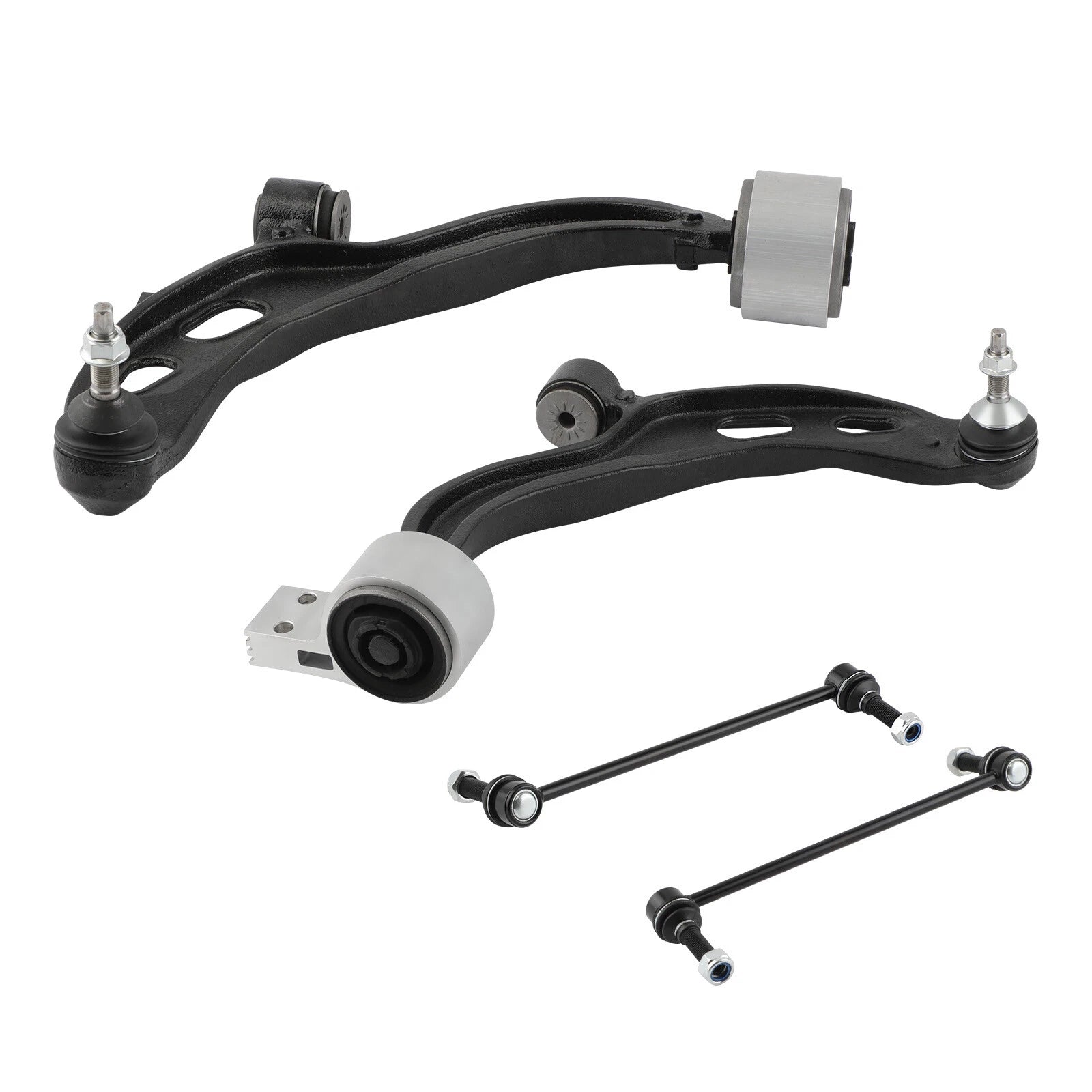 Front Control Arms w/ Ball Joints & Sway Bar Link for Ford Taurus (2013–2018)