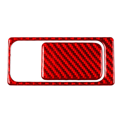 2X Carbon Red Storage Glove Box Handle Panel for Volkswagen Golf 8 (2021–2023)