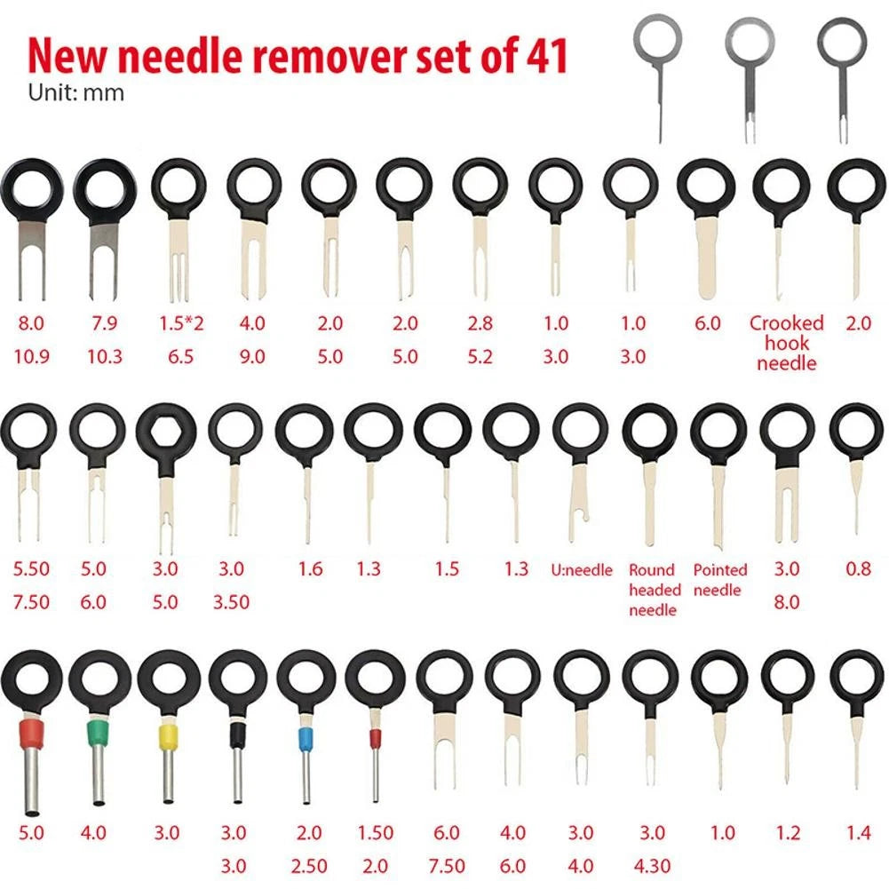 82 Pcs Car Electrical Wire Terminal Plug Connector Removal Tool Set