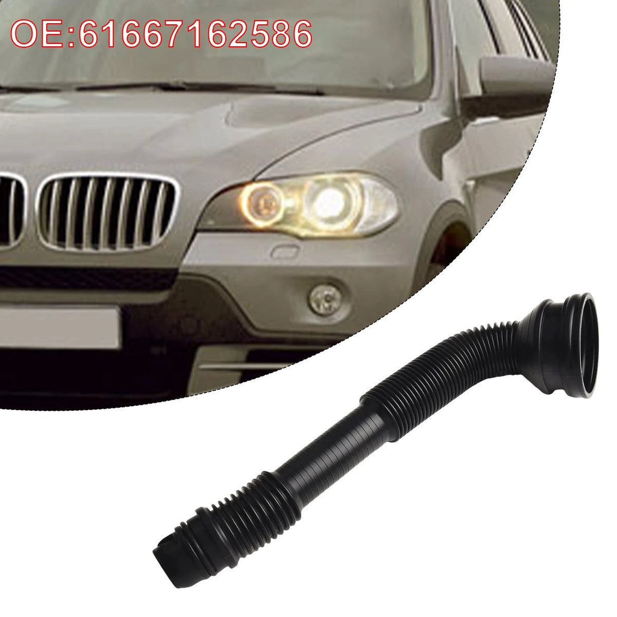 Windshield Wiper Washer Filler Pipe Tube for BMW E70 E71 (2007–2017)