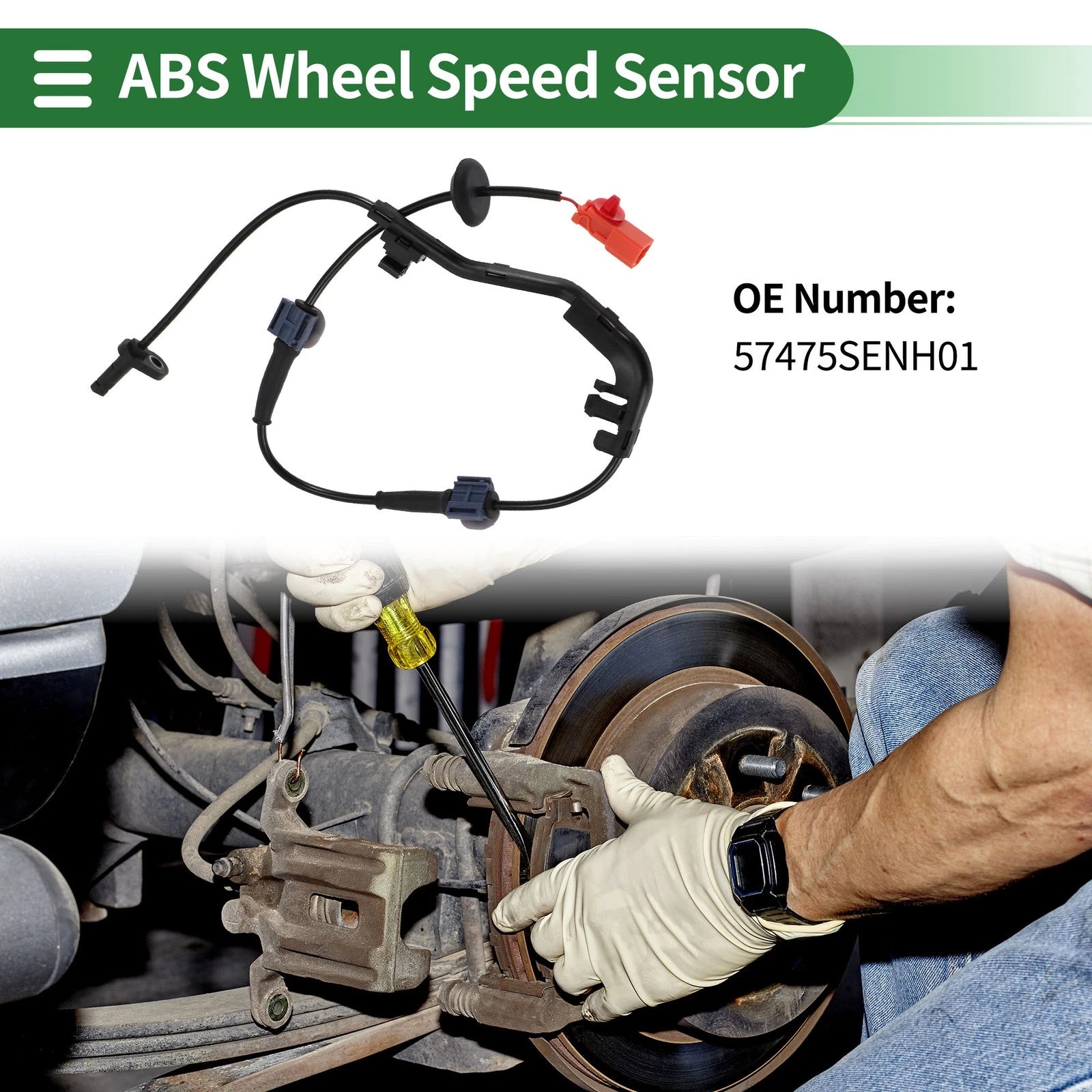 ABS Wheel Speed Sensor Replacement for Honda Fit Saloon GD6 (2003–2006)