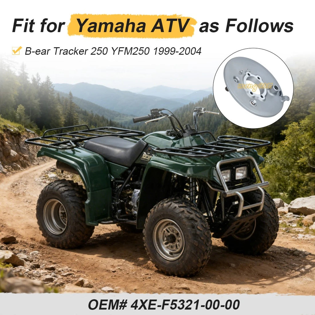 Rear Brake Backing Plate for Yamaha Bear Tracker 250 (1999–2004)