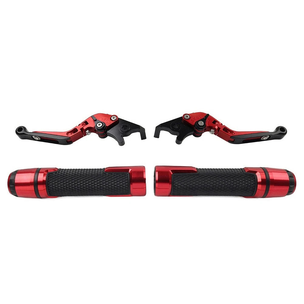 Adjustable Brake Clutch Lever Grip Set for Kawasaki ZX10R (2016–2023)
