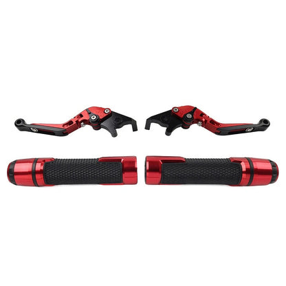 Adjustable Brake Clutch Lever Grip Set for Kawasaki ZX10R (2016–2023)