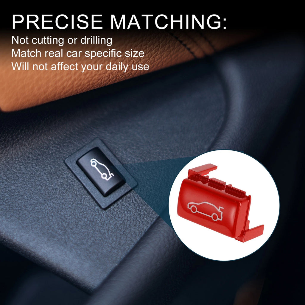 Tailgate Rear Trunk Switch Button Cover for BMW 1 2 3 4 5 6 7 X1 X3 Red (2004–2017)